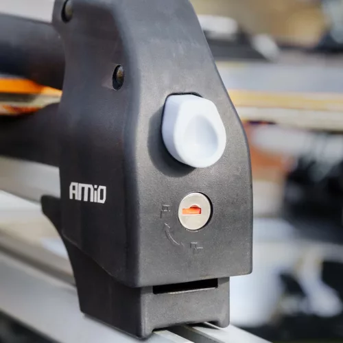 AMiO tetőre szerelhető sí- és snowboardtartó hosszú 760mm SSR-01L (02591)