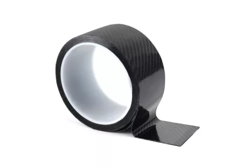 AMiO fekete karbonmintás védőszalag, 3 m × 50 mm (02597)