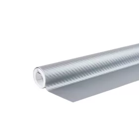 AMiO 3D karbonmintás ezüst fólia 30cm x 150cm (02600)