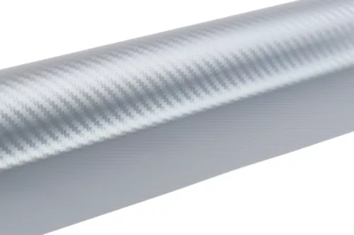 AMiO 3D karbonmintás ezüst fólia 30cm x 150cm (02600)
