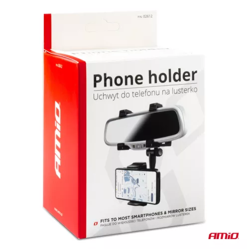 AMiO visszapillantó tükör telefontartó HOLD-17 (02612)