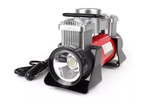 AMiO autós légkompresszor kéthengeres 12V HQ ACOMP-18 (02640)