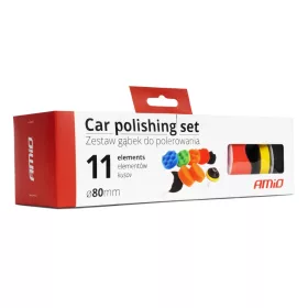 AMiO autópolírozó készlet 11 db 80mm M14 (02647)