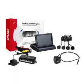   AMiO parkolást segítő rendszer TFT01 4,3" – HD-310 4 érzékelők fekete "GOLD" (02665)