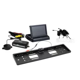   AMiO parkolást segítő rendszer TFT02 4,3" – HD-402-LED 4 érzékelők fehér (02684)