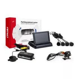  AMiO parkolást segítő rendszer TFT02 4,3" – HD-315-LED 4 érzékelők fekete (02692)