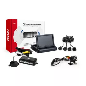   AMiO parkolást segítő rendszer TFT02 4,3" – HD-315-LED 4 érzékelők fekete "GOLD" (02701)