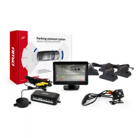   AMiO parkolást segítő rendszer TFT01 4,3" – HD-315-LED 4 érzékelők fekete teherautó (02728)