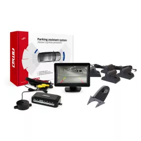   AMiO parkolást segítő rendszer TFT01 4,3" – HD-502-IR 4 érzékelők fekete teherautó (02731)
