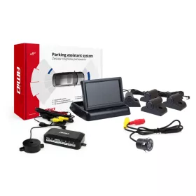   AMiO parkolást segítő rendszer TFT02 4,3" – HD-307-IR 4 érzékelők fekete teherautó (02734)