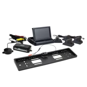   AMiO parkolást segítő rendszer TFT02 4,3" – HD-402-LED 4 érzékelők fekete teherautó (02738)