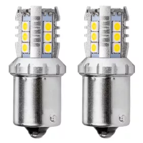  AMiO LED CANBUS 3030 16SMD 1156 BA15S P21W R10W R5W fehér 12V/24V (02796)