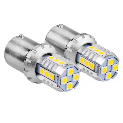 AMiO LED CANBUS 3030 16SMD 1156 BA15S P21W R10W R5W fehér 12V/24V (02796)