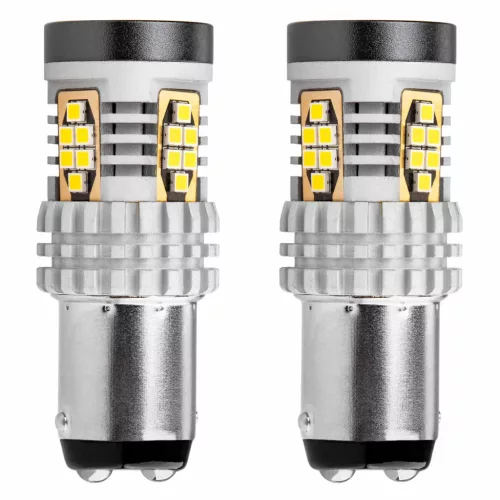 AMiO LED izzók CANBUS 3020 24SMD 1157 BAY15D P21/5W fehér 12V/24V (02798)