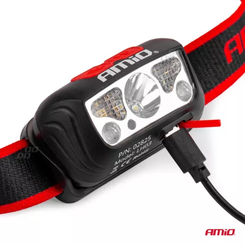 AMiO LED-es fejlámpa LH03 (02825)