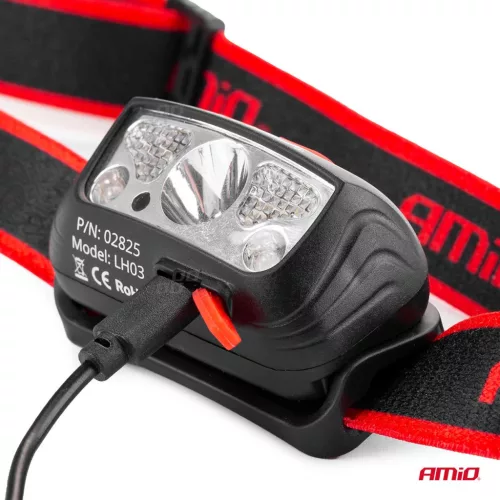 AMiO LED-es fejlámpa LH03 (02825)