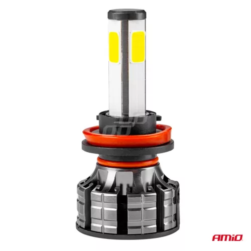 AMiO LED fényszóróizzók COB sorozat H8/H9/H11 (02845)