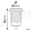 AMiO vízálló telefontöltő 2xUSB 12/24V MOD-03 (02853)