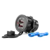 AMiO vízálló telefontöltő 2xUSB 12/24V MOD-03 (02853)