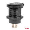 AMiO vízálló telefontöltő 2xUSB 12/24V MOD-04 (02854)