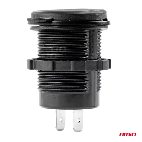 AMiO vízálló telefontöltő USB+USB-C 12/24V MOD-08 (02858)