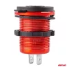 AMiO vízálló telefontöltő 2xUSB 12/24V MOD-10 (02860)