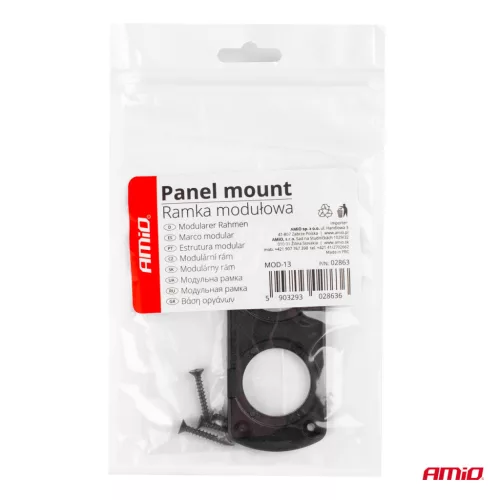AMiO két nyílás panel rögzítés MOD-13 (02863)