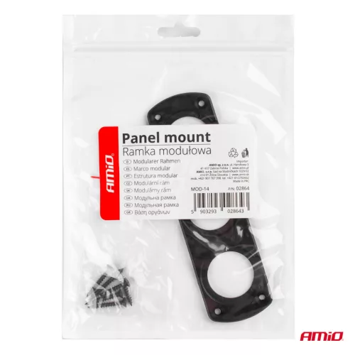 AMiO három nyílás panel rögzítés MOD-14 (02864)