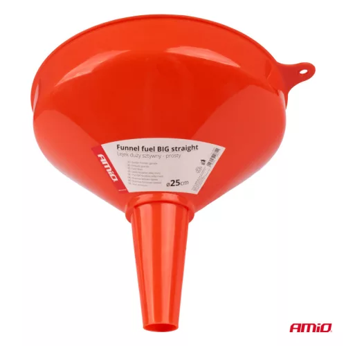 AMiO tölcsér üzemanyag "BIG" egyenes 25 cm (02871)