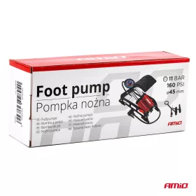   AMiO HQ PU07 kétdugattyús lábpumpa nyomásmérővel és adapterekkel, 2×Ø45 mm (02894)