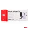 AMiO autós fűtőventilátor és páramentesítő -12V 150W (02897)