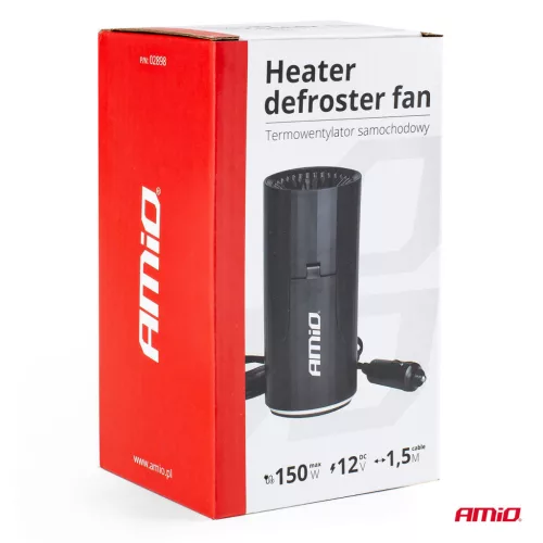 AMiO autós fűtőventilátor és páramentesítő -12V 150W (02898)