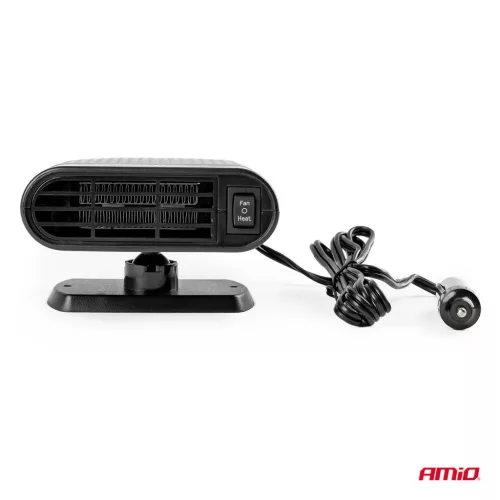 AMiO autós fűtőventilátor és páramentesítő -12V 150W (02899)