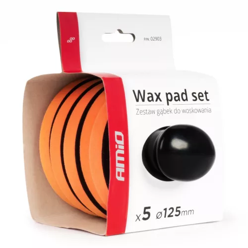 AMiO waxfelhordó szivacskészlet fogantyúval 10cm, 5 db (02903)