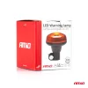 AMiO LED-es figyelmeztető lámpa 18 LED R65 R10 12V 24V W21p (02922)