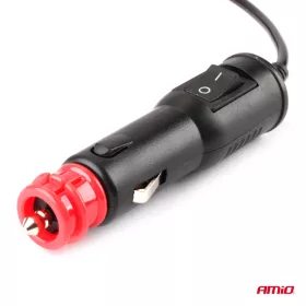   AMiO figyelmeztető lámpa W21ml mágneses / 3 rögzítőcsavar R65 R10 18LED 12/24V IP56 (02924)