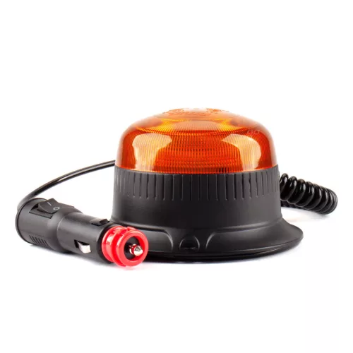 AMiO figyelmeztető lámpa W21ml mágneses / 3 rögzítőcsavar R65 R10 18LED 12/24V IP56 (02924)