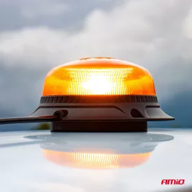   AMiO LED-es figyelmeztető lámpa R65 R10 12V 24V W213bl (02927)