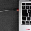 AMiO USB-C+Lightning kábel200cm FullLINK UC-19 (02931)