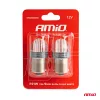 AMiO LED STANDARD P21W 9SMD 12V tiszta fehér (02953)
