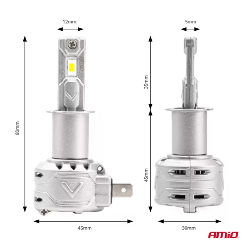 AMiO LED fényszóróizzók X2 sorozat H3 (02971)