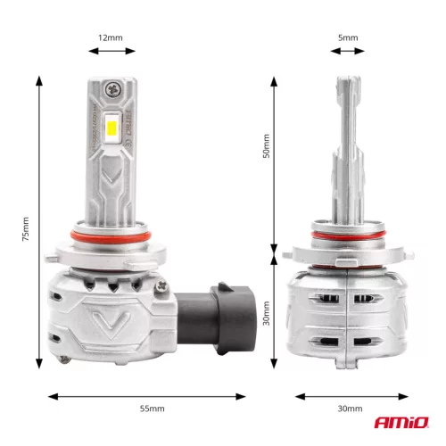 AMiO LED fényszóróizzók X2 sorozat HB4 9006 (02976)