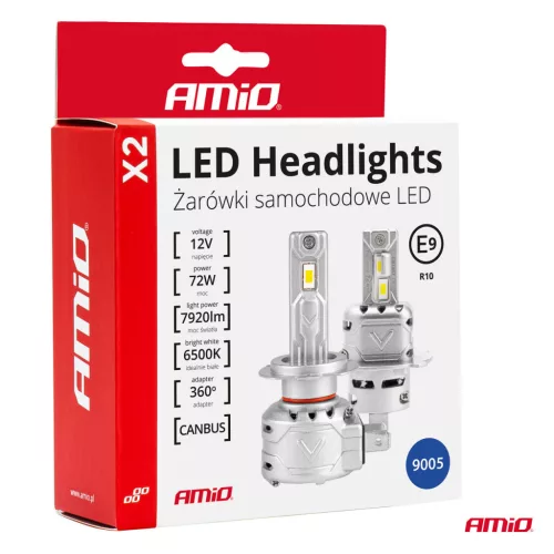 AMiO LED fényszóróizzók X2 sorozat HB4 9006 (02976)