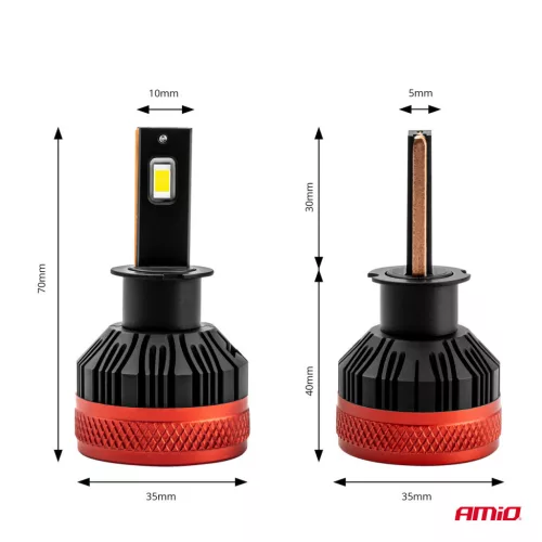 AMiO LED fényszóróizzók X3 sorozat H3 (02978)