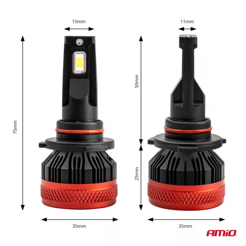 AMiO LED fényszóróizzók X3 sorozat HB4 9006 (02983)
