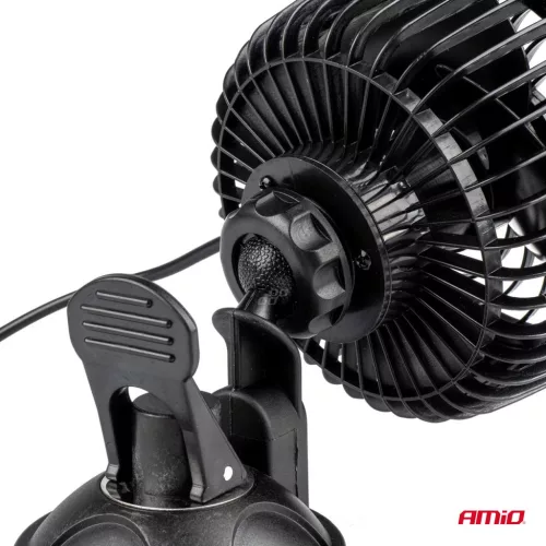 AMiO autós ventilátor – tapadókorong 4,5" 24V (03002)