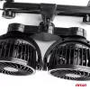 AMiO autós ventilátor – fejtámla 2x4" 12V (03008)
