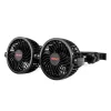 AMiO autós ventilátor – fejtámla – USB töltő 2x4" 12V (03009)