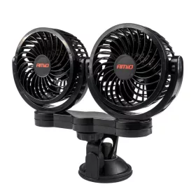   AMiO autós ventilátor – tapadókorongos 2x4" 12V (03010)