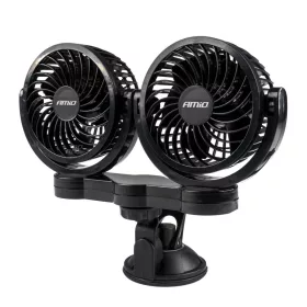   AMiO autós ventilátor – tapadókorongos 2x4" 24V (03011)
